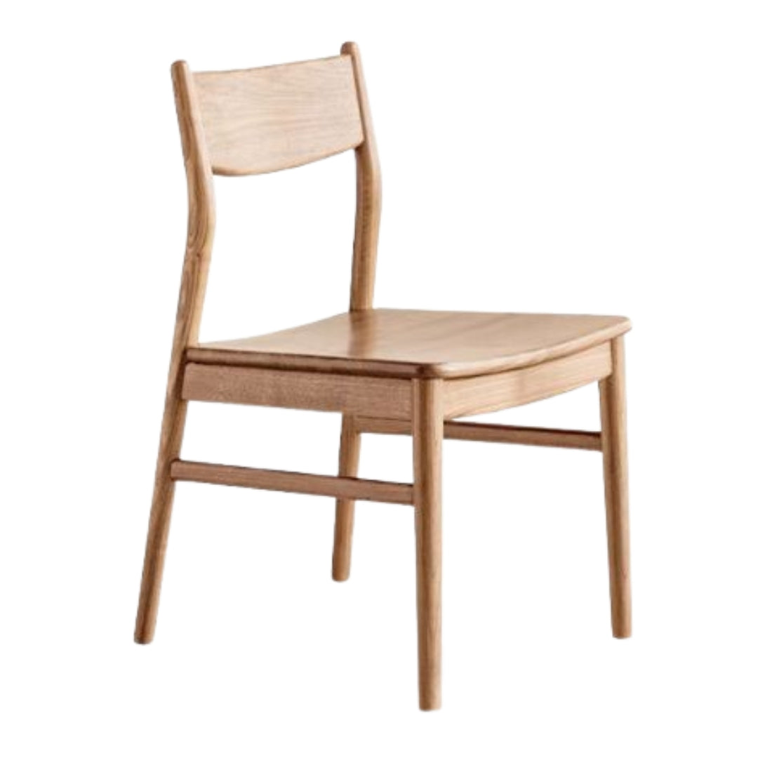 Set pcs 4 Black Walnut, Ash, Oak, Beech, Sandalwood, White Oak Solid Wood Dining Chair