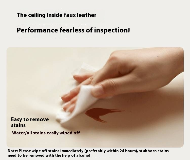 Poplar Solid Wood Eco Cloud Leather Soft Bed