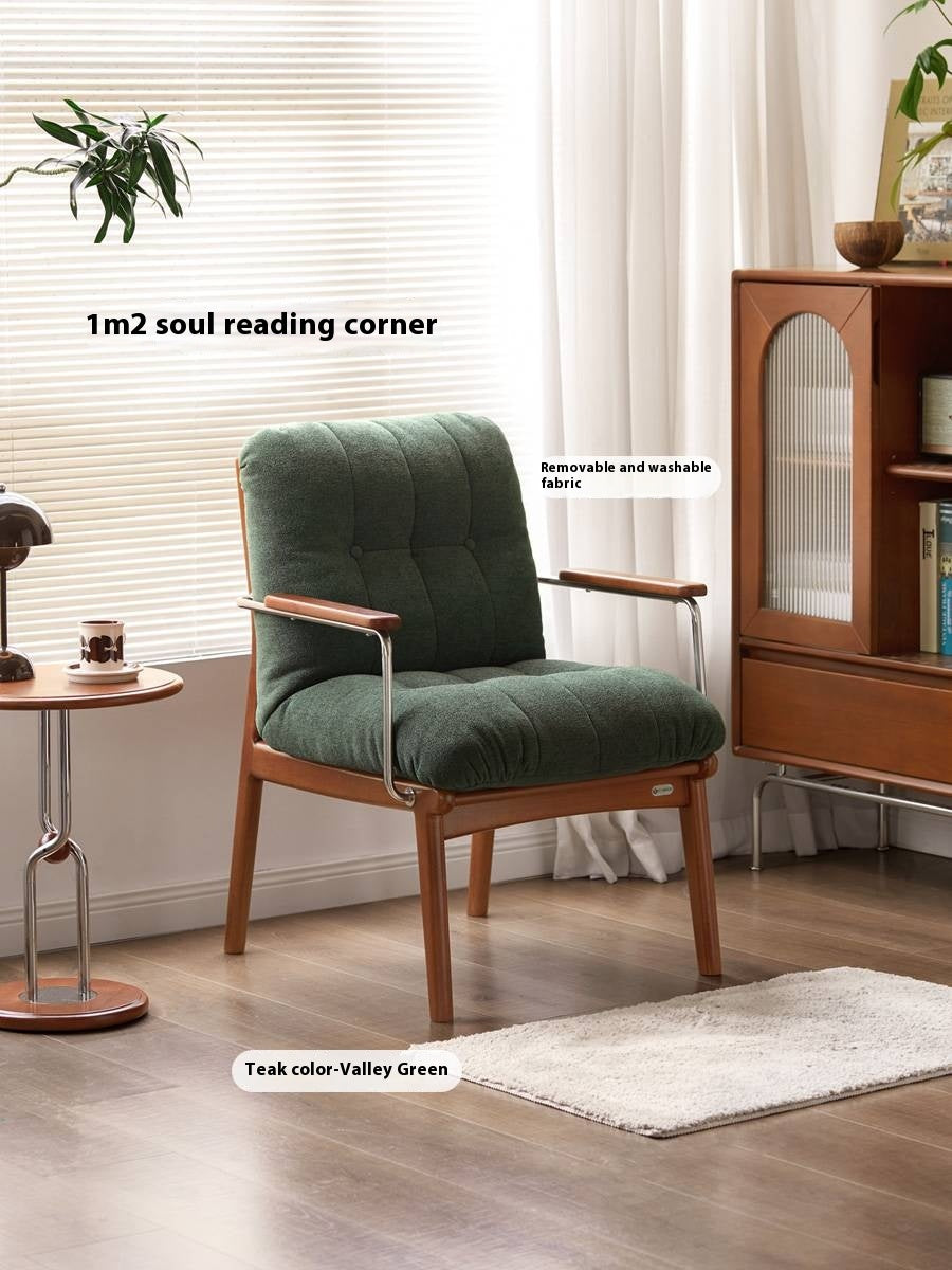 Solid Rubberwood Bauhaus Style Armchair