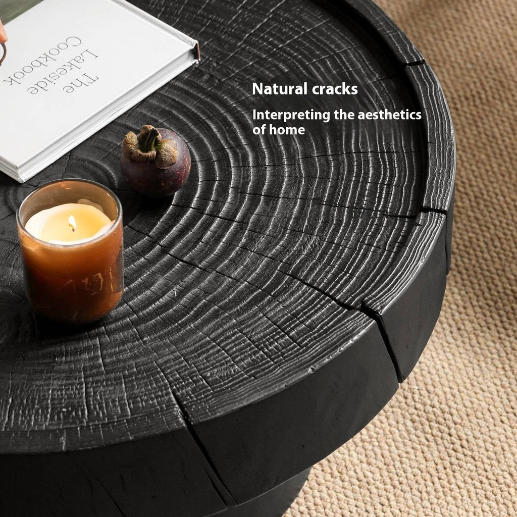 Pine Solid Wood Wabi-Sabi Style Coffee Table