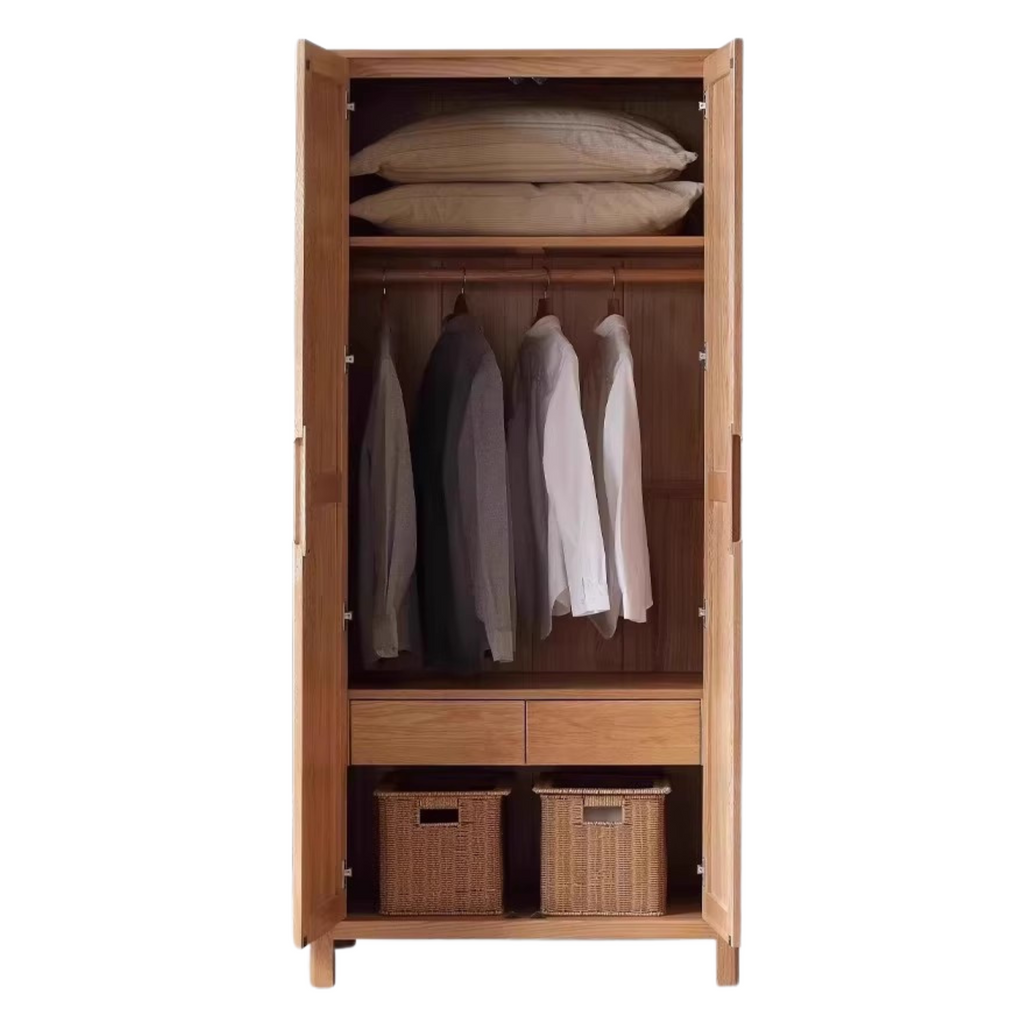 Oak solid wood Wardrobe-USA.