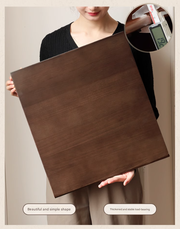 Poplar Solid Wood  American Retro Double Door Wardrobe.