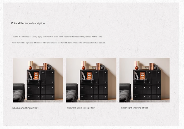 Solid Rubberwood Modern Modular Drawer Cabinet