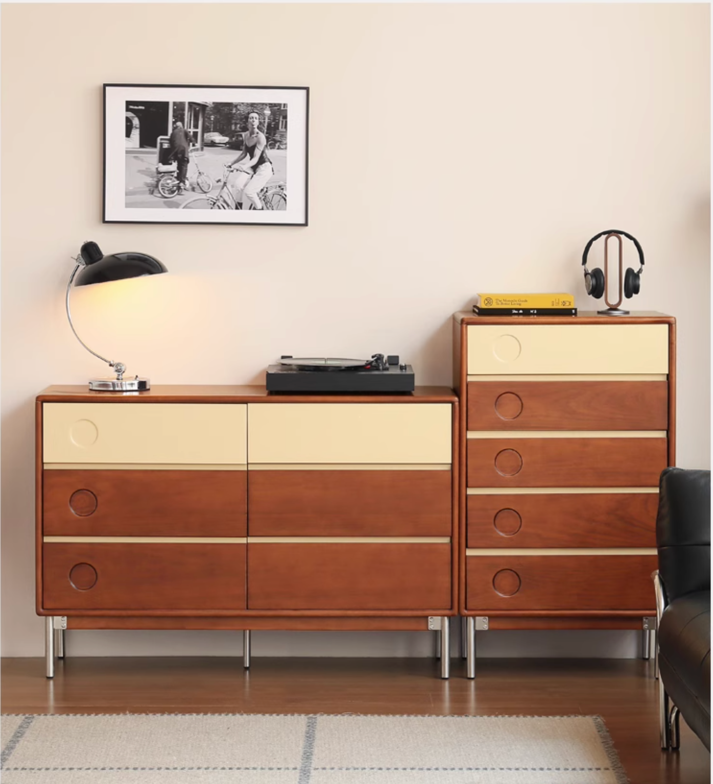 Poplar, Cherry Solid Wood Antique Style Drawer