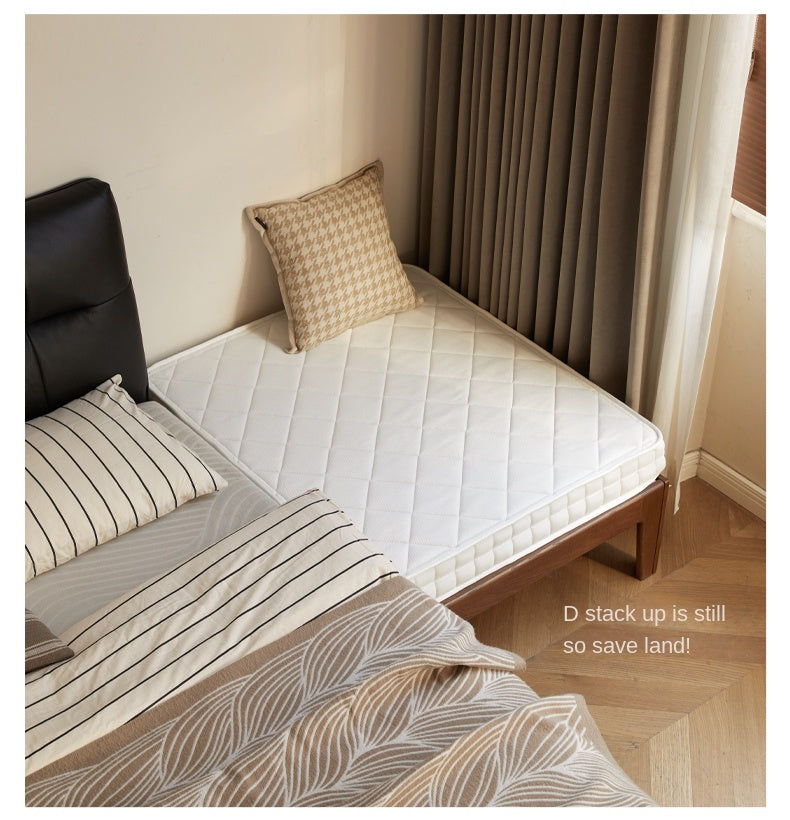 Oak, Solid RubberWood, Beech Solid Wood Sofa Bed Folding Single Bed