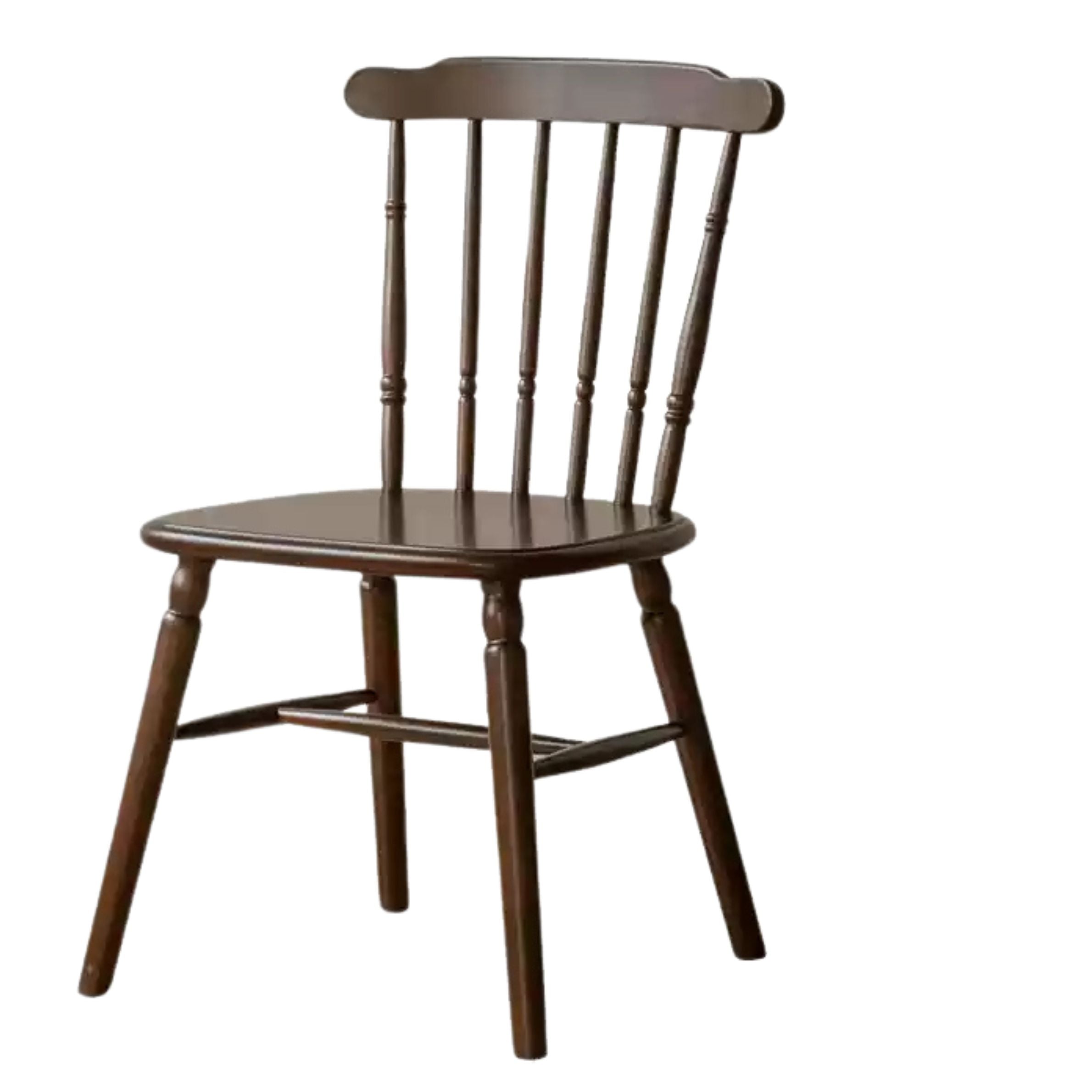 Set 4 pcs Black Walnut Solid Wood Dining Chair