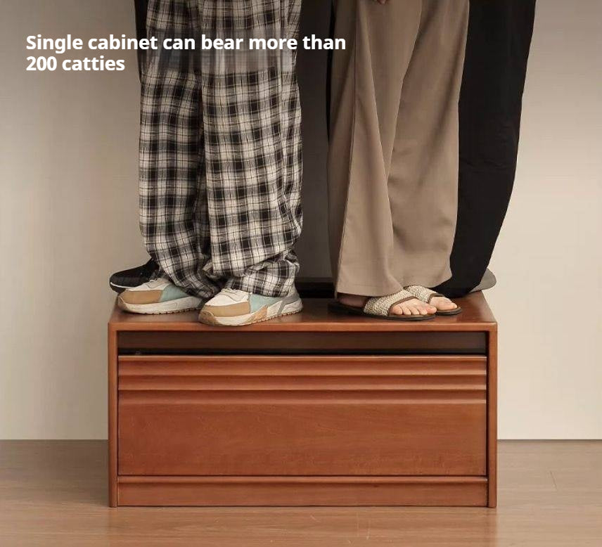 Poplar Solid Wood Combination Bookshelf Antique Style