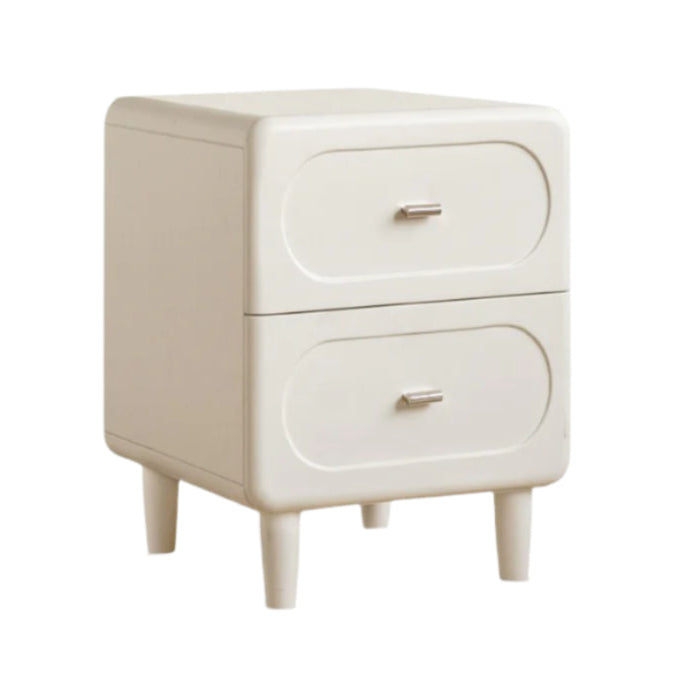 Poplar Solid Wood French Cream Style Nightstand