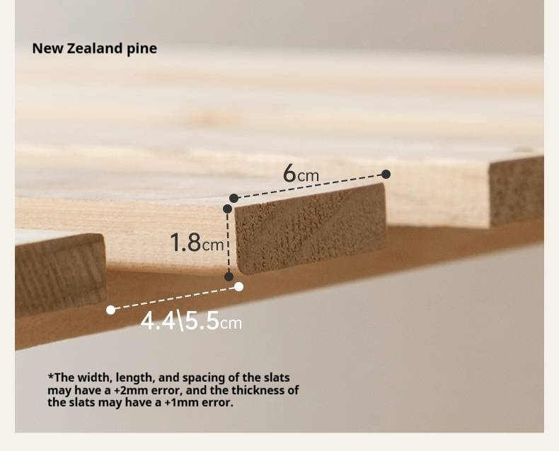 Poplar Wood Solid Wood Antique Style Box Bed