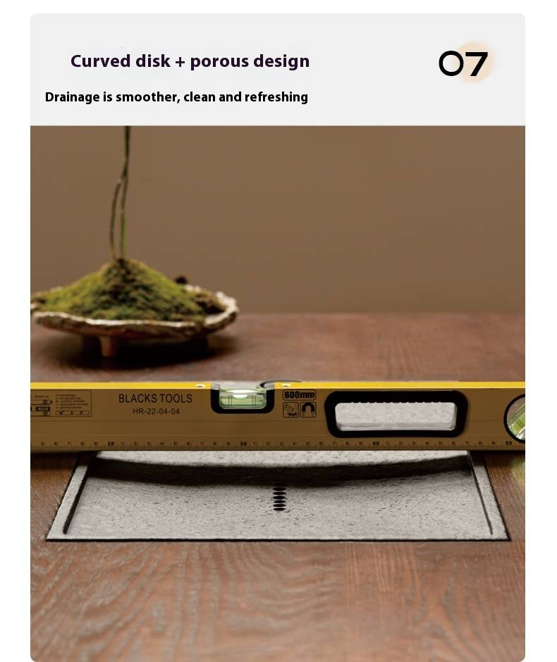 Oak, Black Walnut Solid Wood Telescopic Tea Table