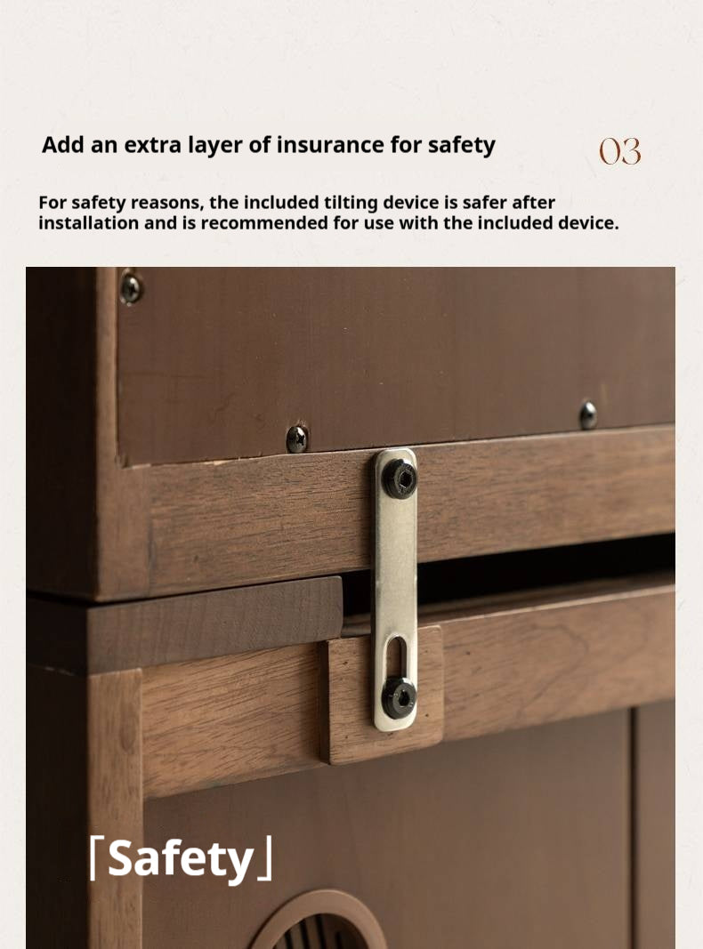 Sandalwood Solid Wood Combination Bookcase