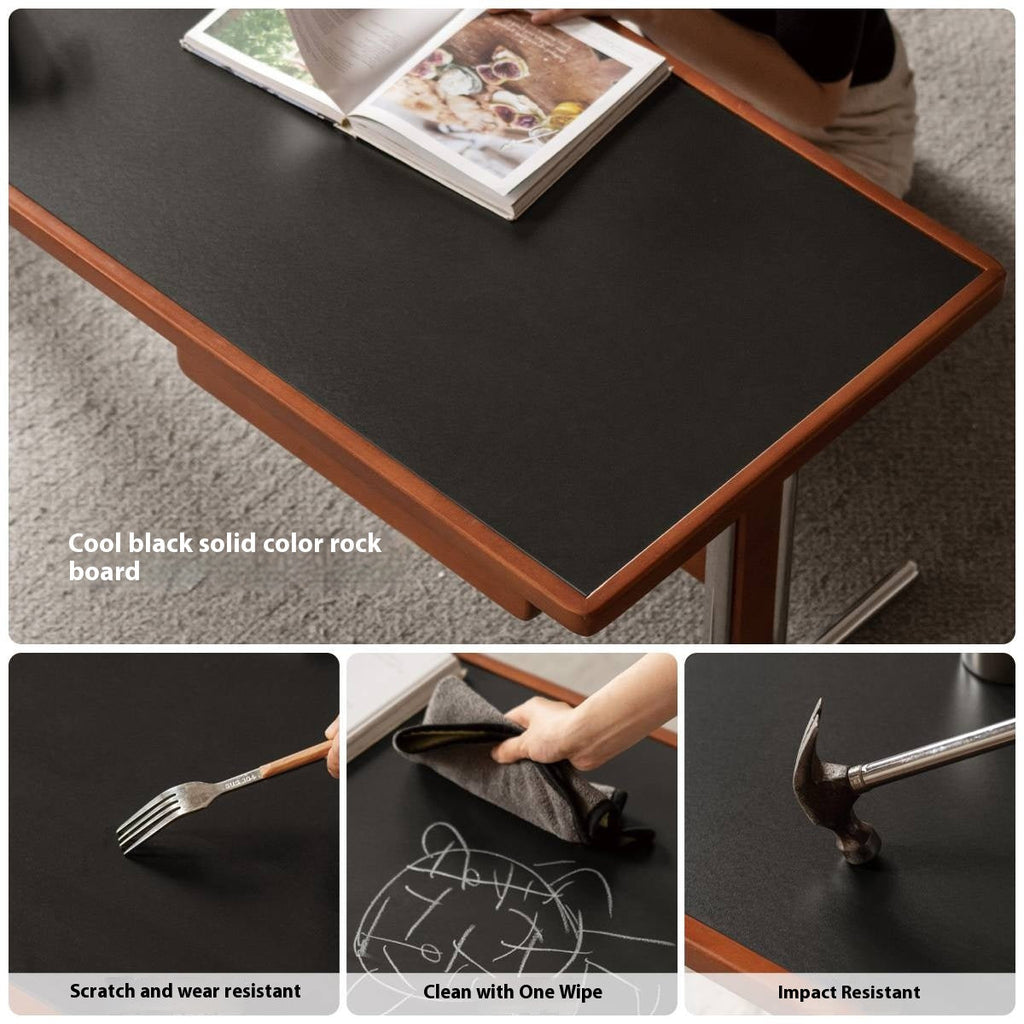 Poplar Solid Wood Middle Ages Rock Plate Coffee Table