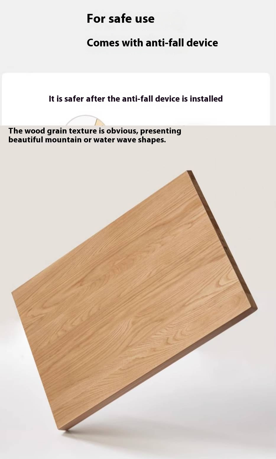 Oak, Rubberwood Solid Wood Bookcase With Glass Doors