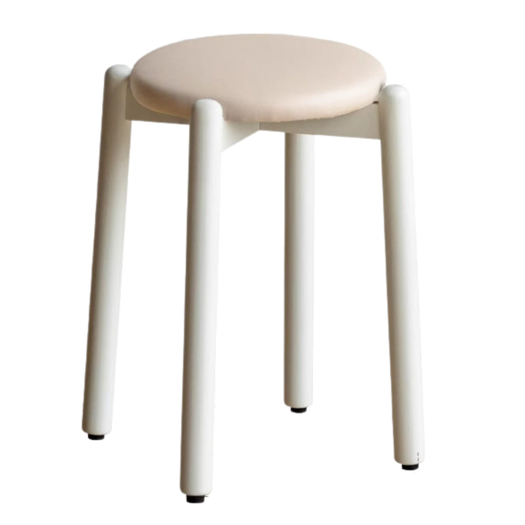 Solid Rubberwood Modern Stacking Stool
