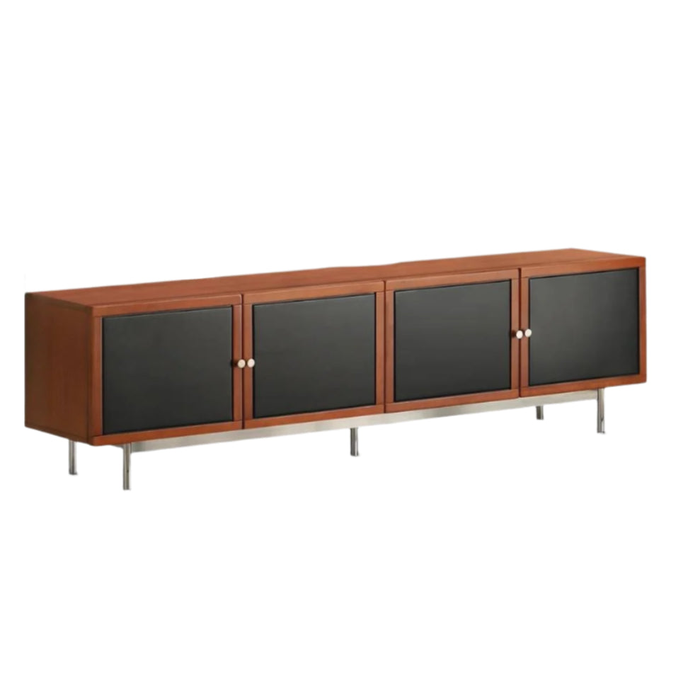 Poplar Solid Wood Bauhaus TV Stand