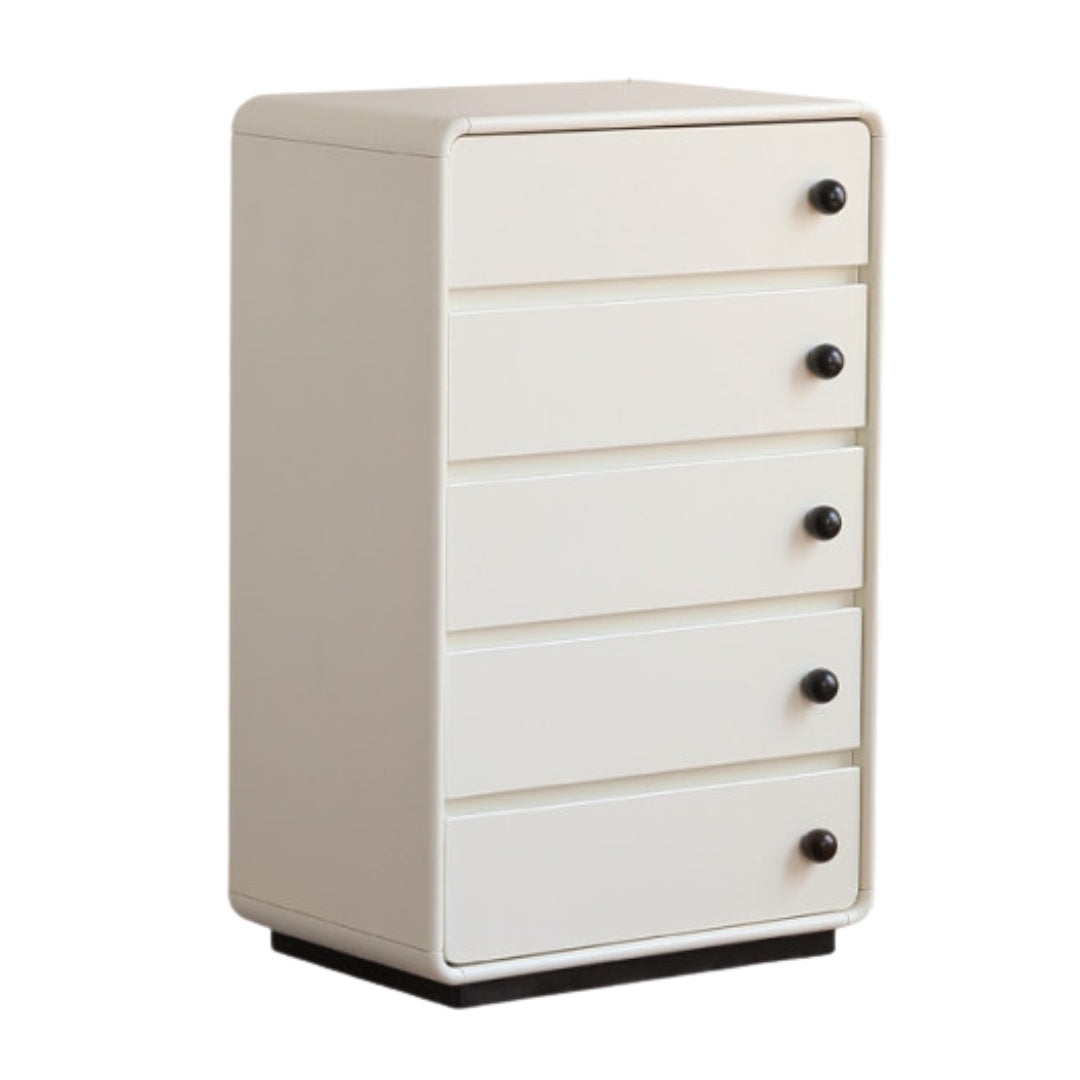 Solid Rubberwood Modern Drawer Chest