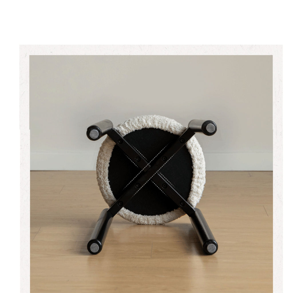 Solid Rubberwood Modern Stacking Stool