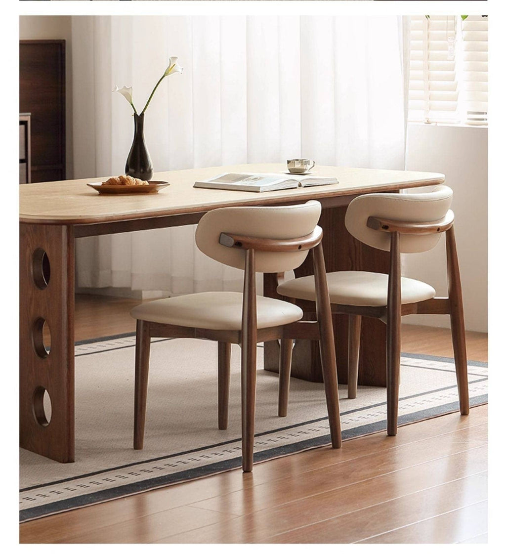 Set 4 pcs Black Walnut, Ash, Oak Solid Wood Dining Chair