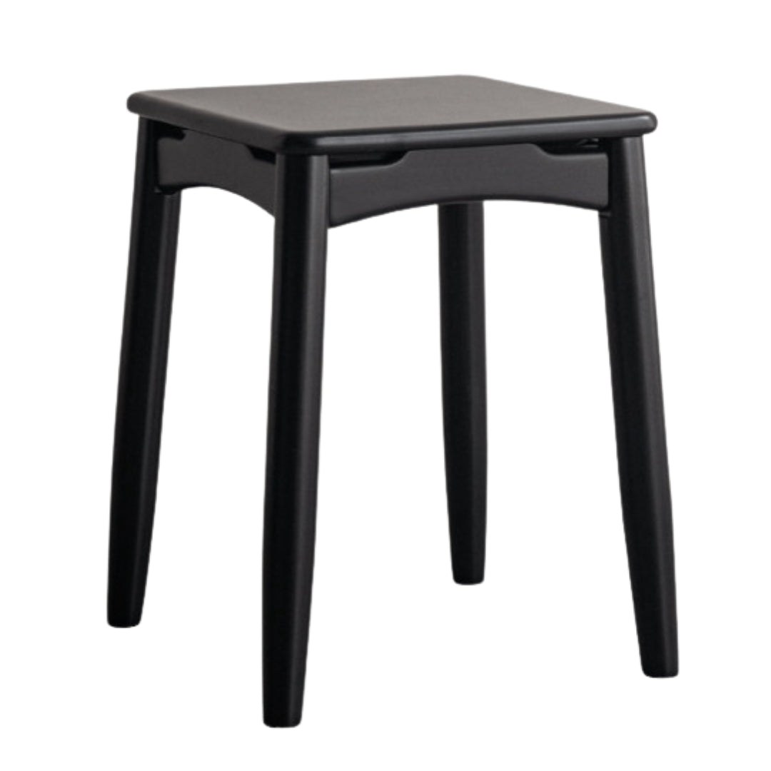 Solid Rubberwood Square Stools