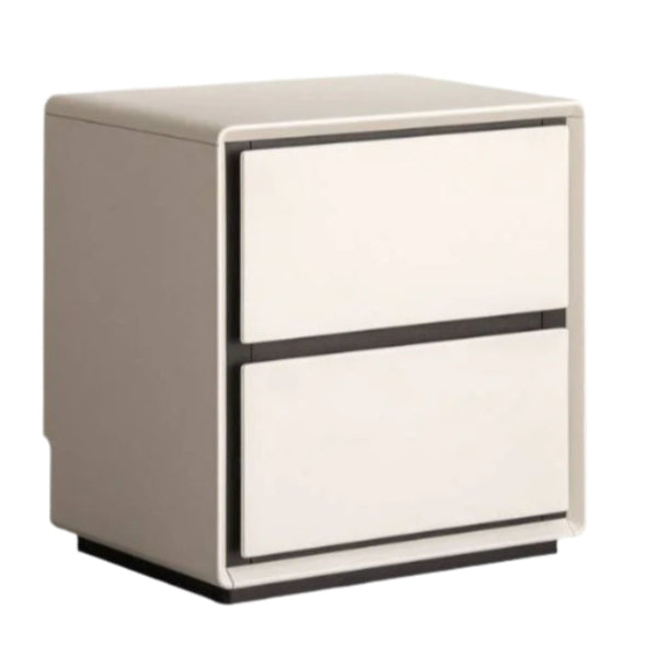 Solid Rubberwood Modern Style Nightstand