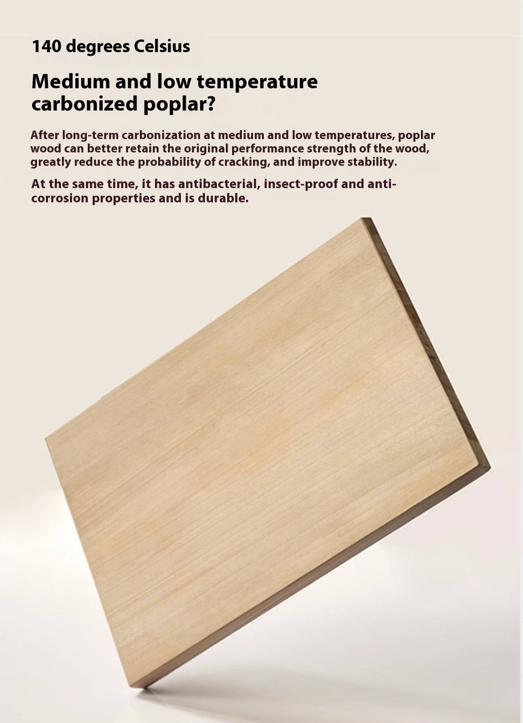 Poplar Solid Wood Antique Style TV Stand