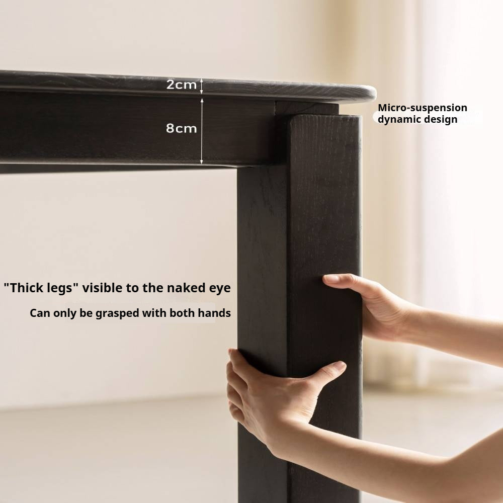 Oak, Ash Solid Wood Dining Table Modern and Simple