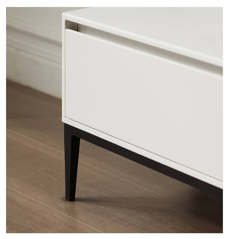 Poplar Solid Wood Cream Style TV Cabinet