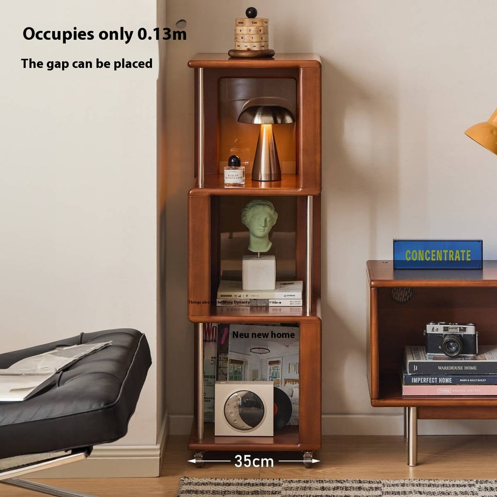 Poplar Solid Wood Antique Style Bookshelf