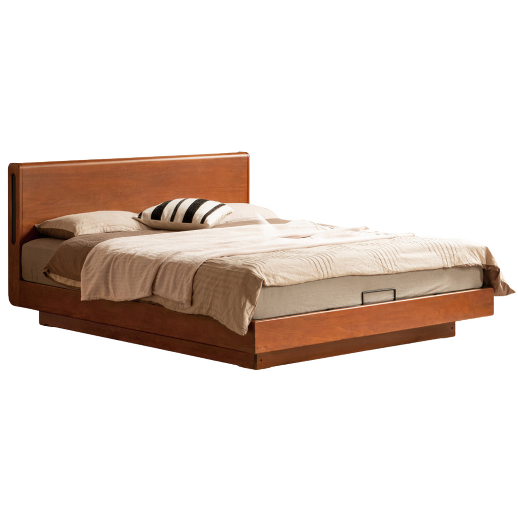 Poplar Wood Solid Wood Antique Style Box Bed