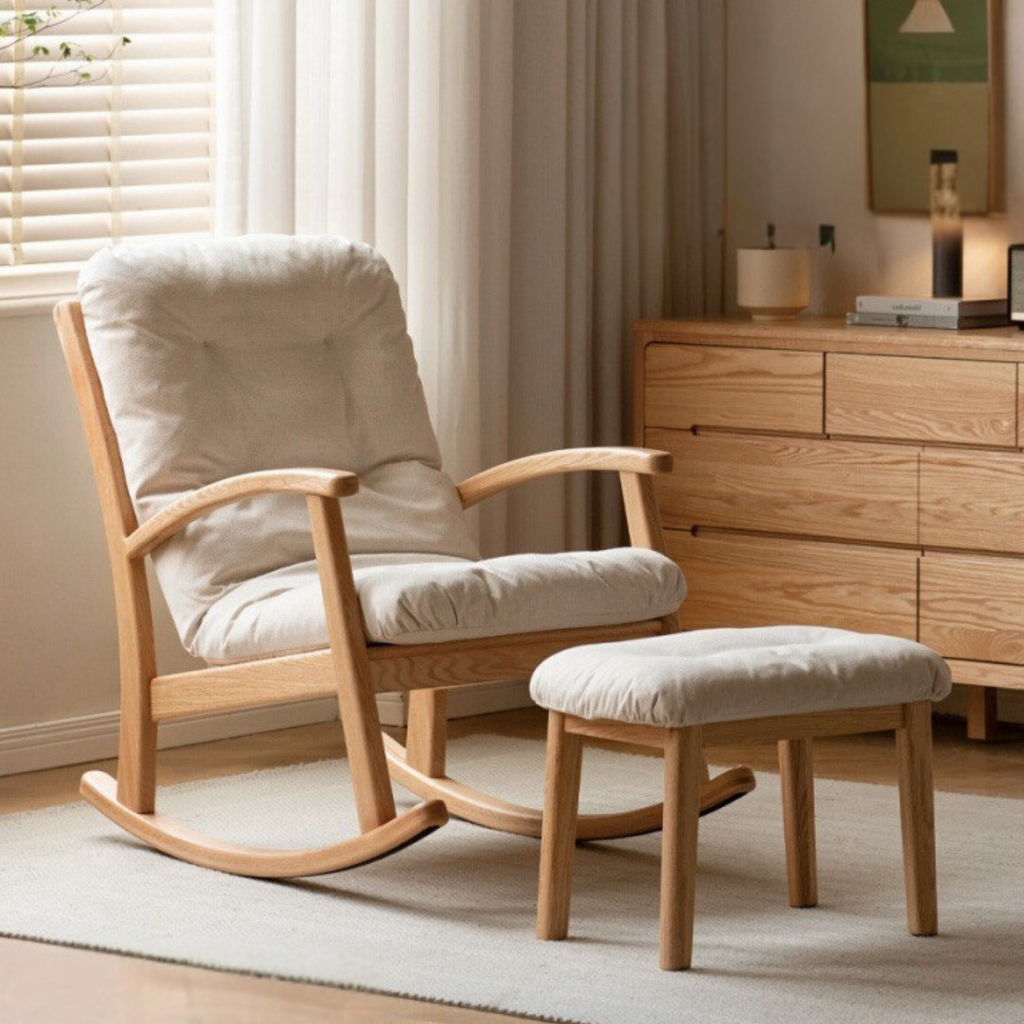 Oak Solid Wood Rocking Chair