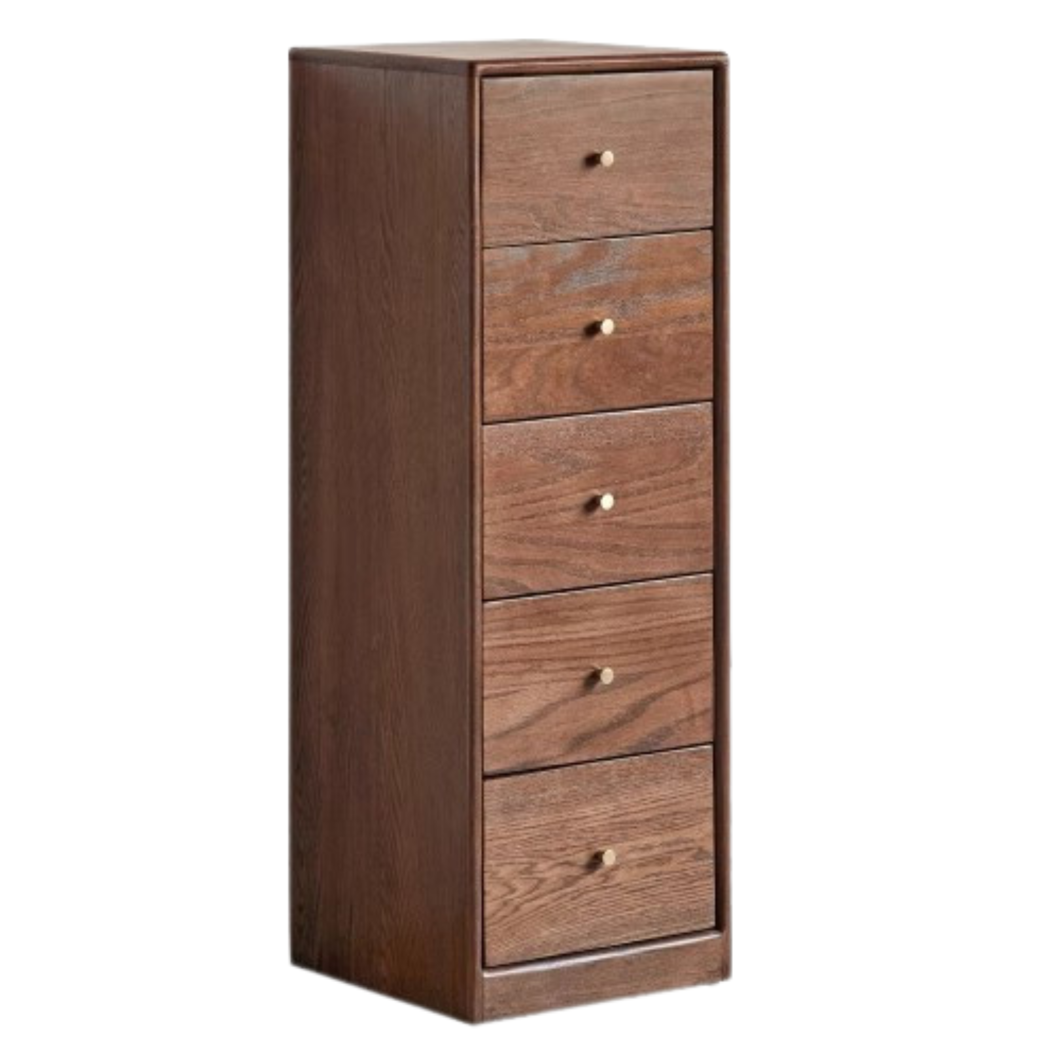 Oak Solid Wood Side Cabinet, Multi-Functional Storage-USA