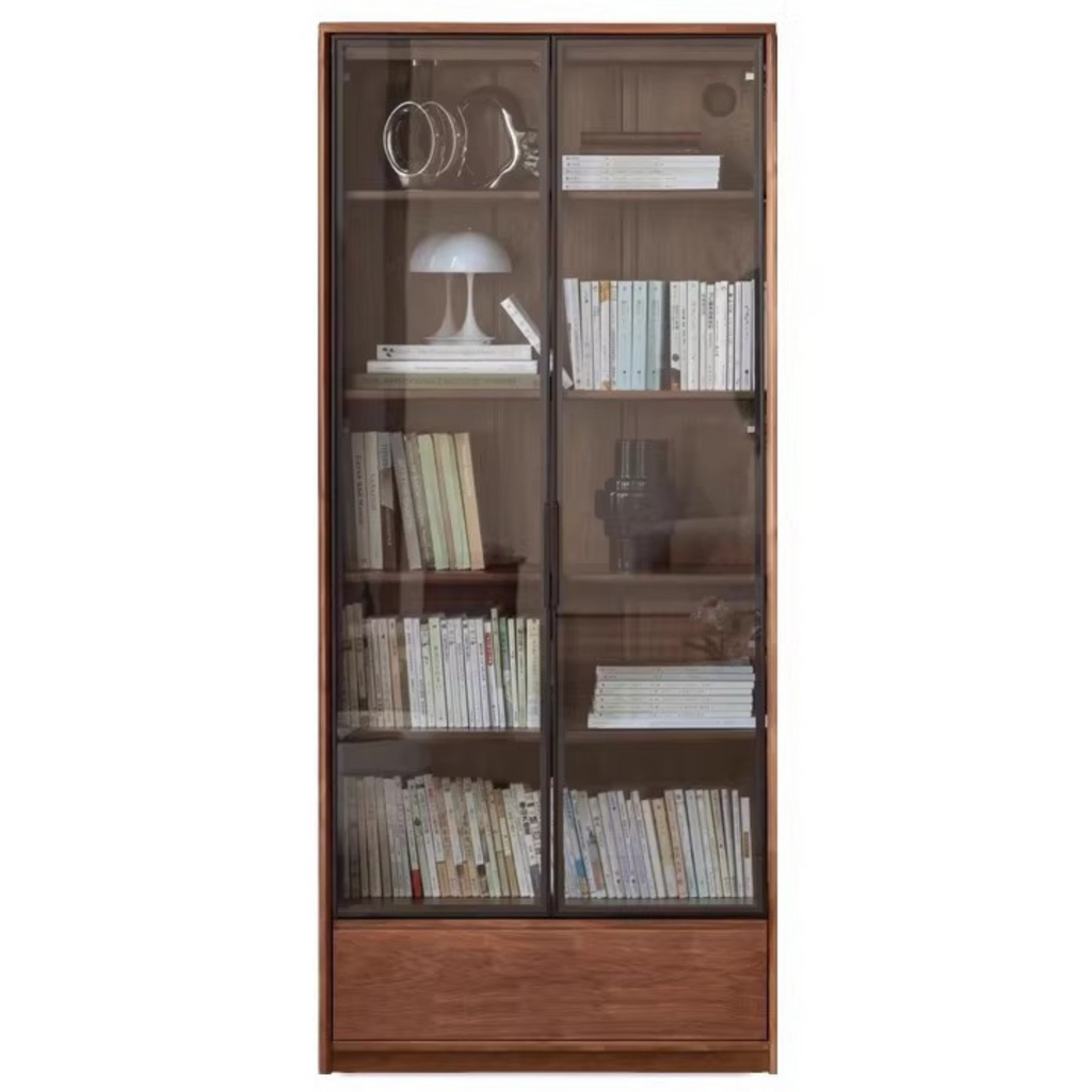 Black Walnut Solid Wood Bookshelf -USA