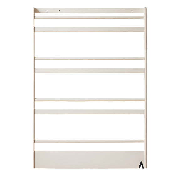 Rubberwood Solid Wood Cream Style Bookshelf
