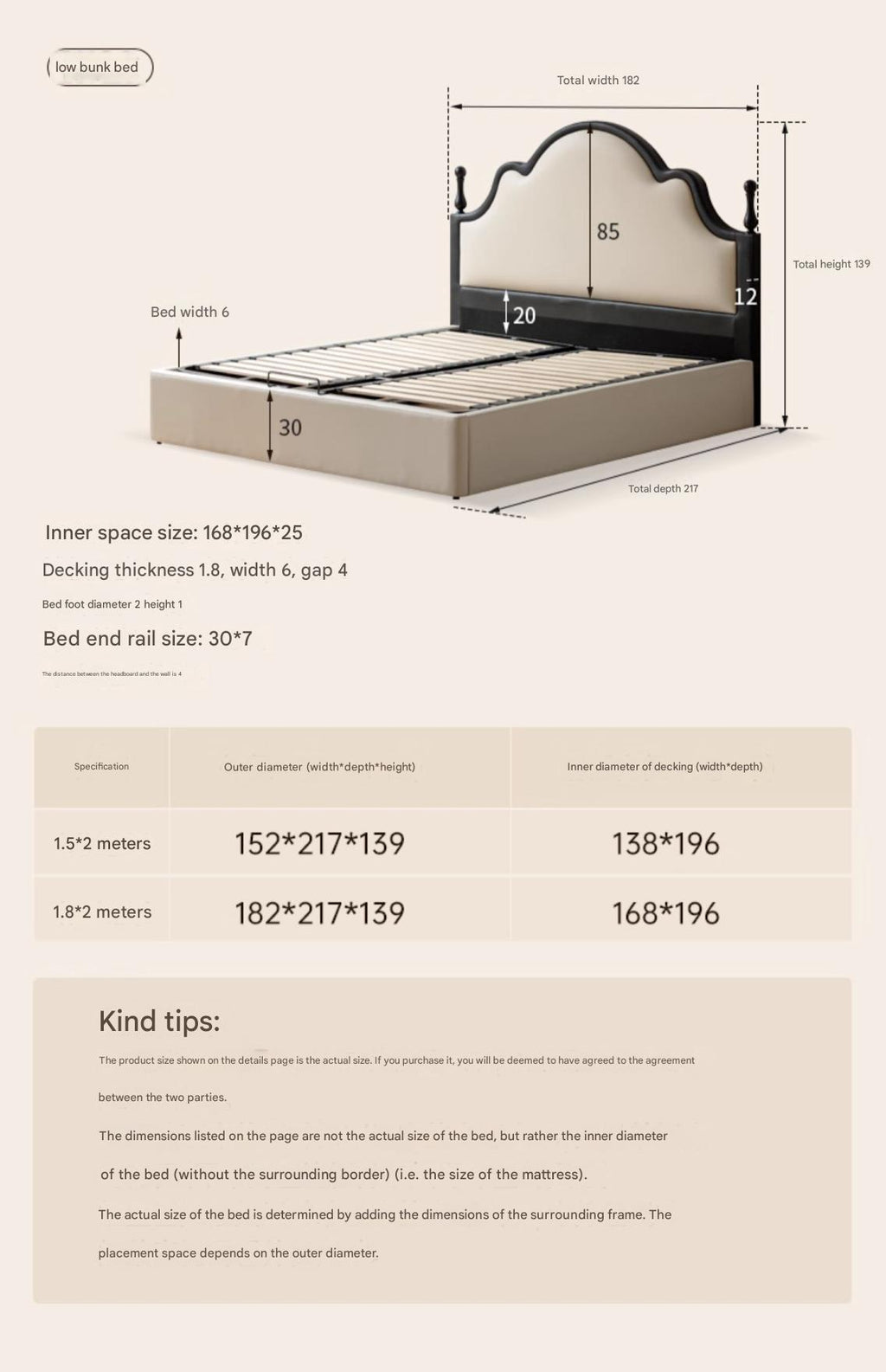 Ecological Cloud Leather French Retro Edge White Box Bed
