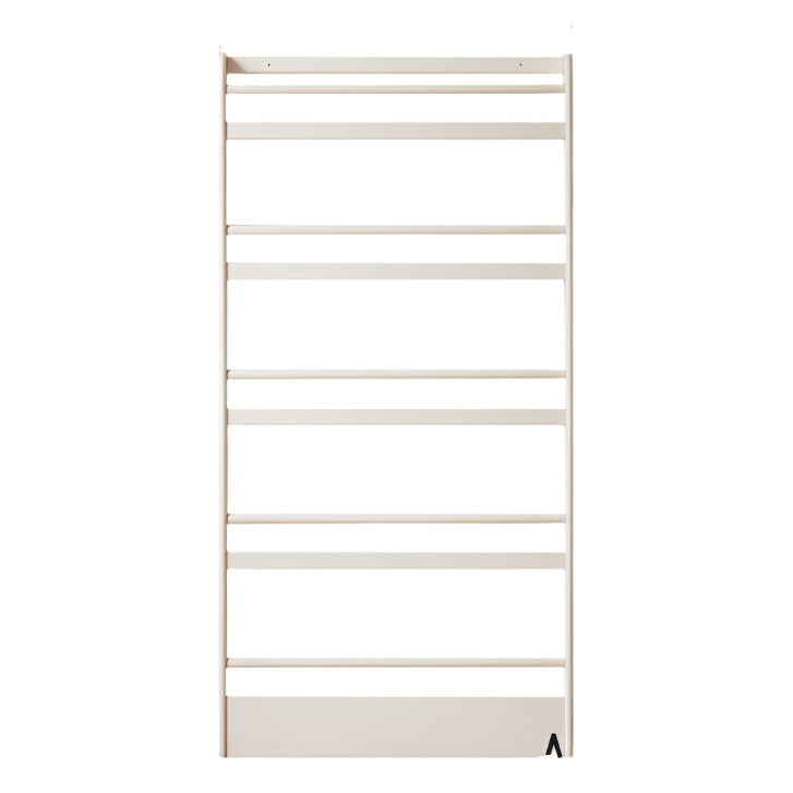 Rubberwood Solid Wood Cream Style Bookshelf