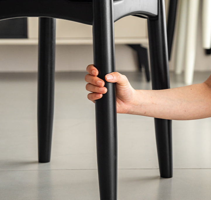 Solid Rubberwood Square Stools