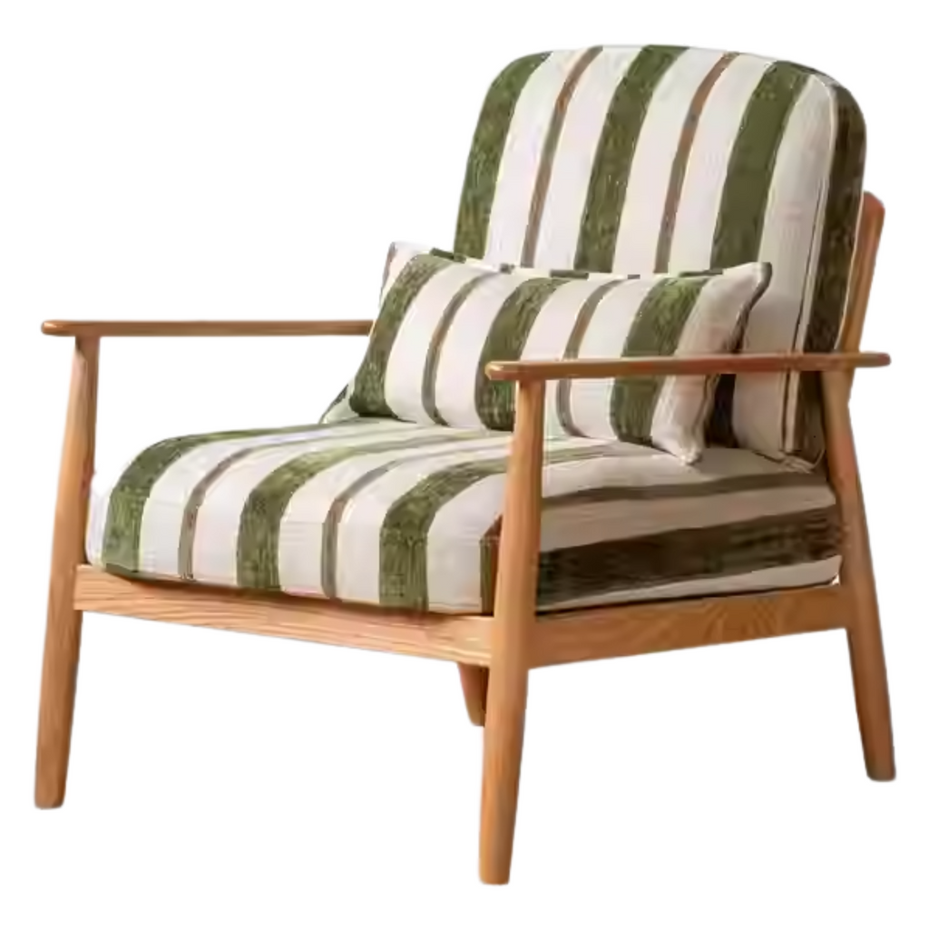 Oak Solid Wood Sofa Chair