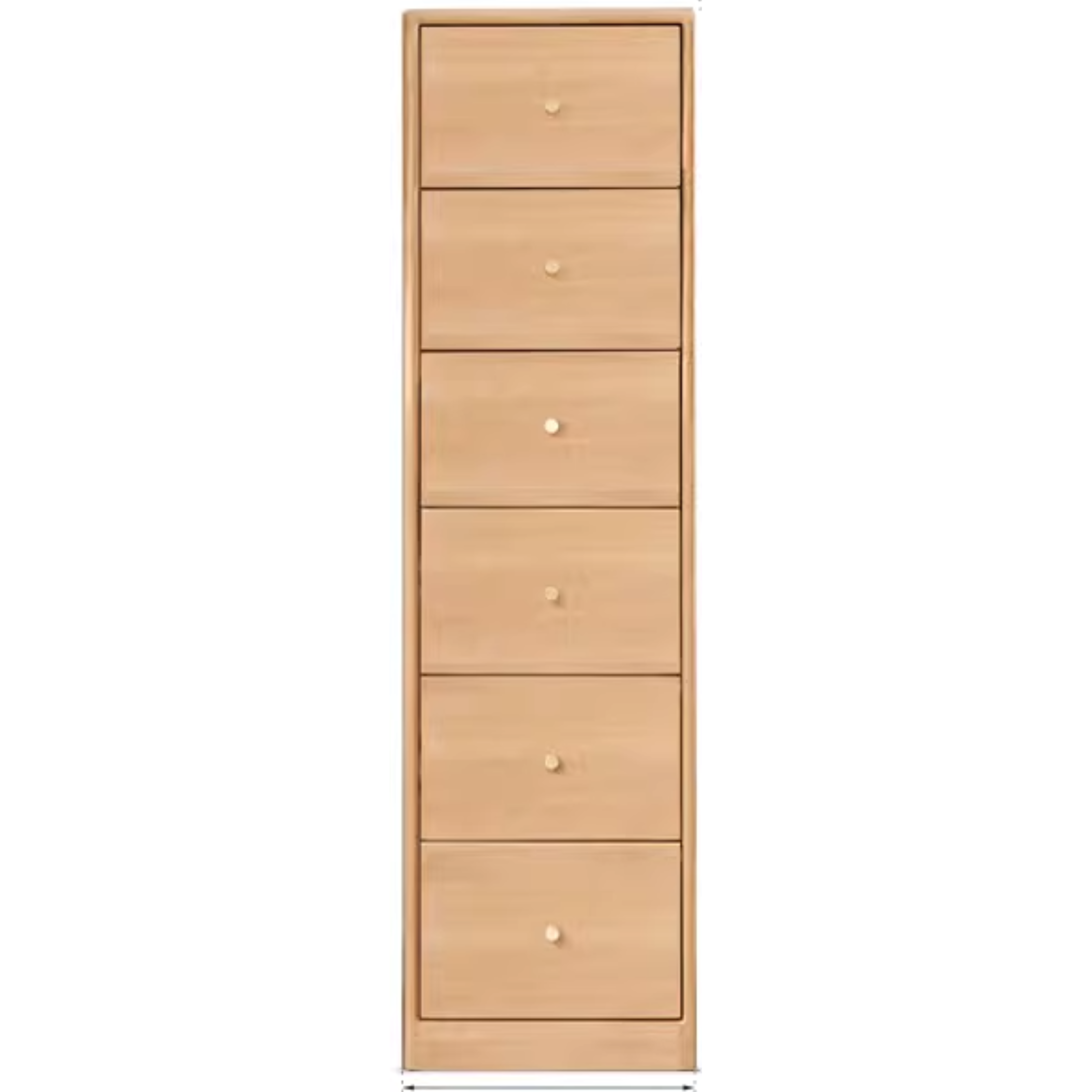 Oak Solid Wood Side Cabinet, Multi-Functional Storage-USA