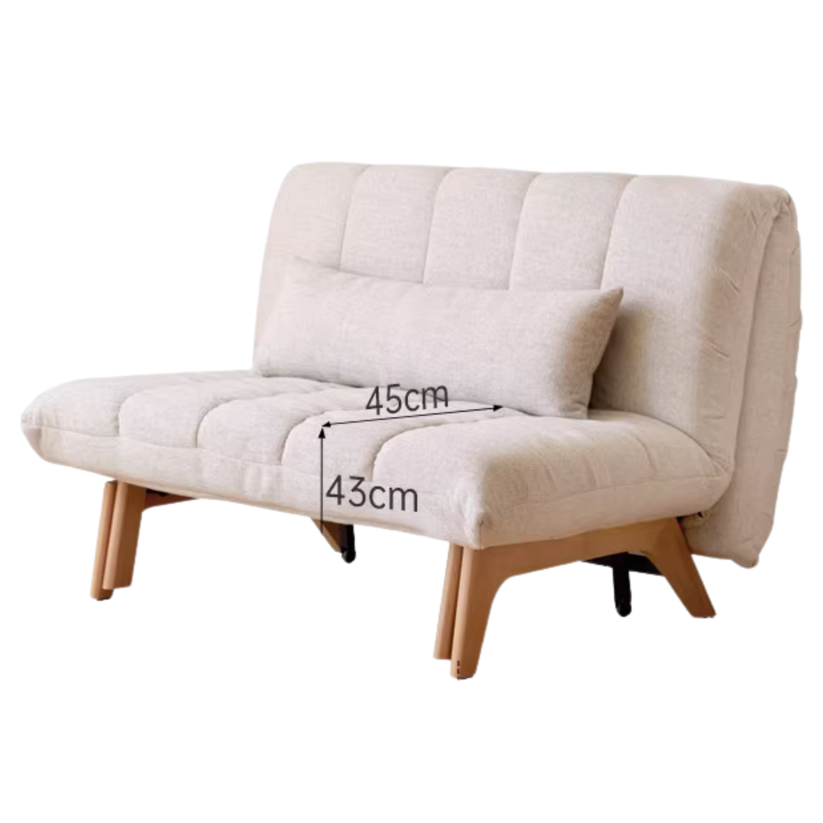 Retro Sitting and Sleeping Sofa