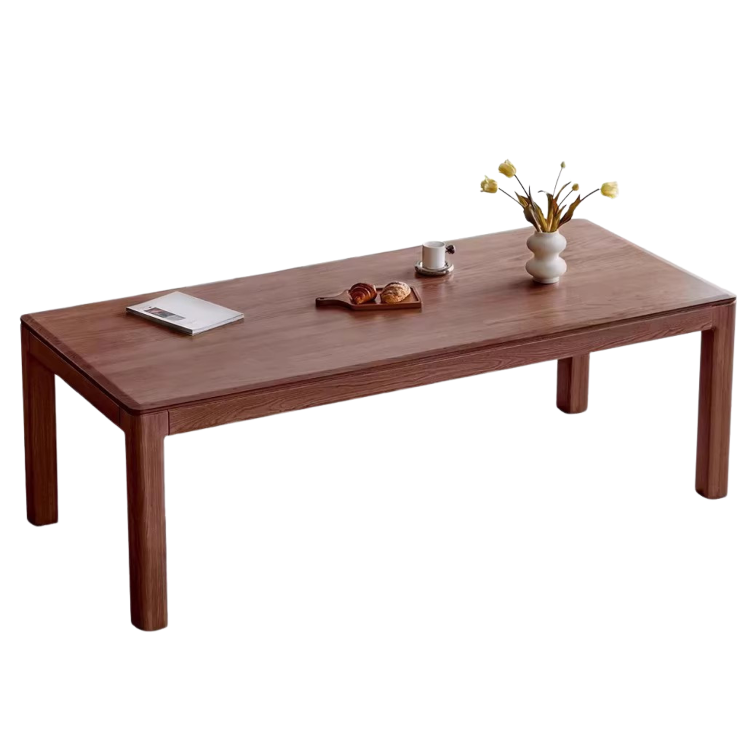 Ash, Oak Solid Wood Long Dining Table