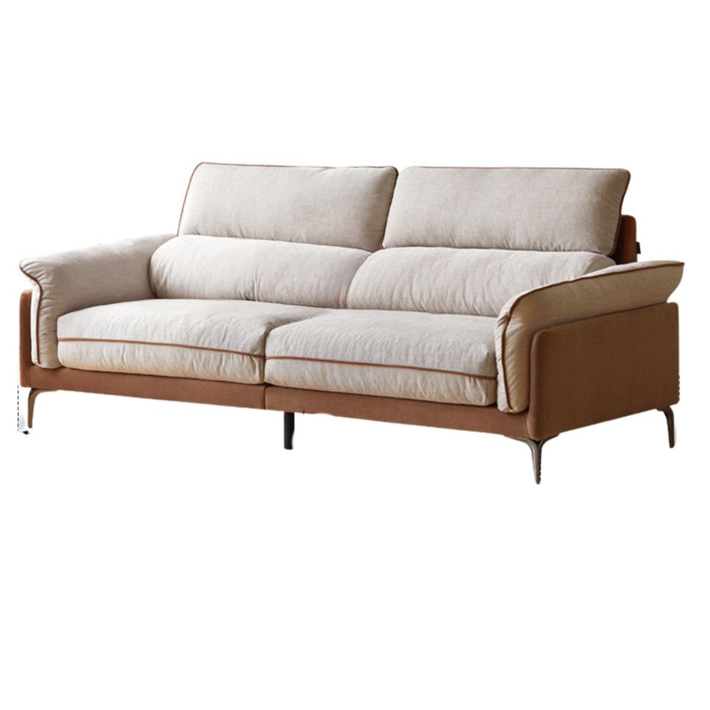Pine Modern Style High Back Sofa