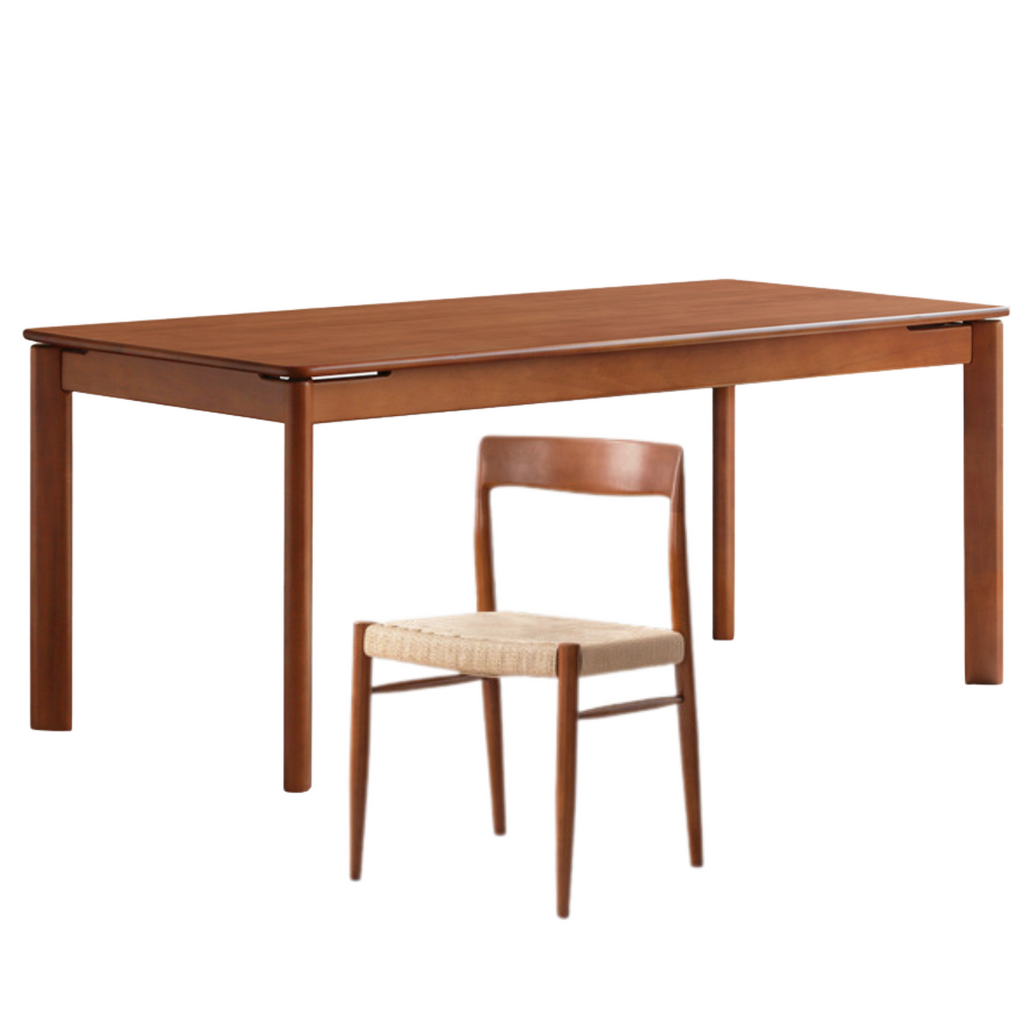 Poplar Solid Wood Antique Style Dining Table