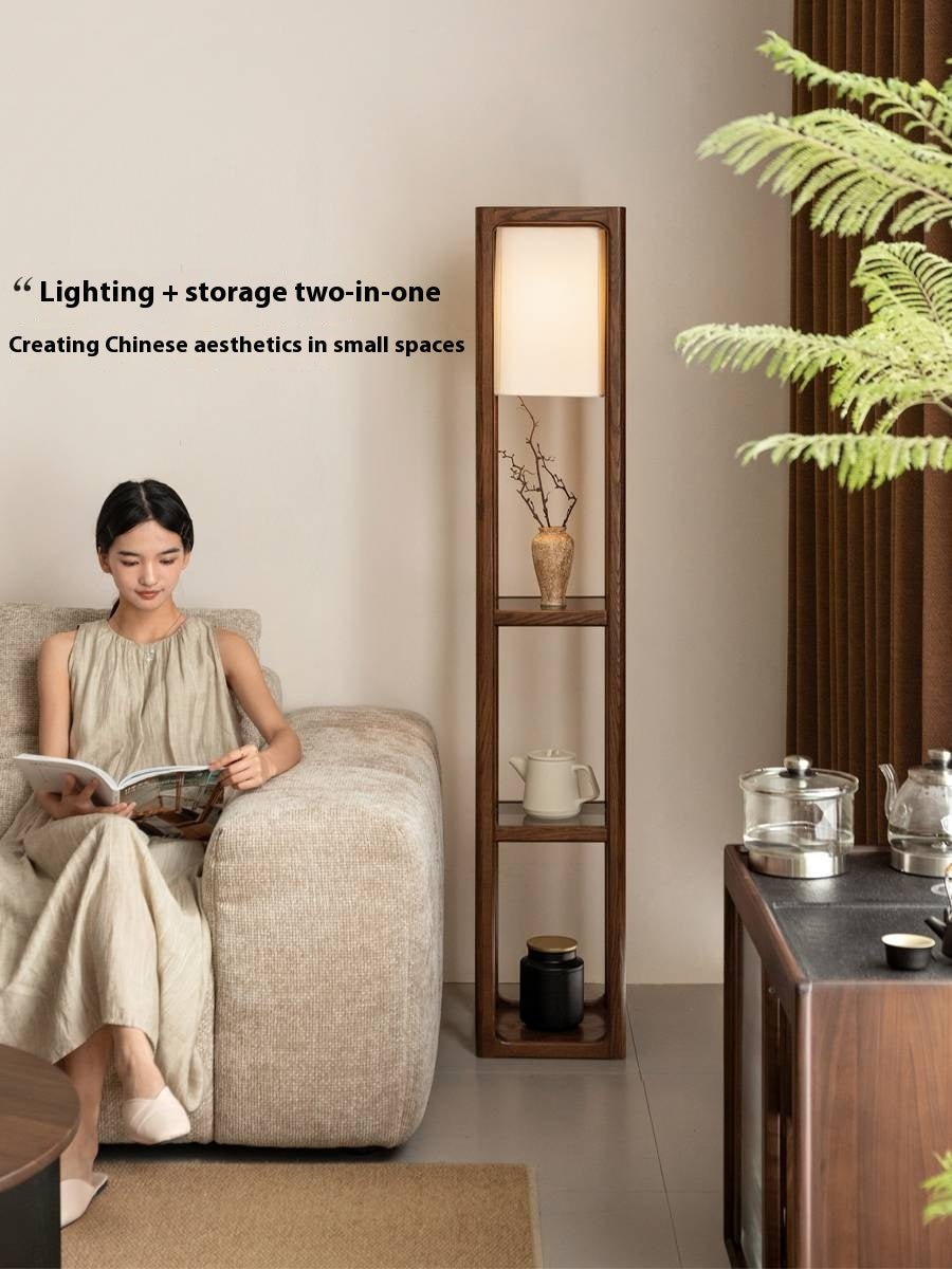 Oak Solid Wood Storage Rack