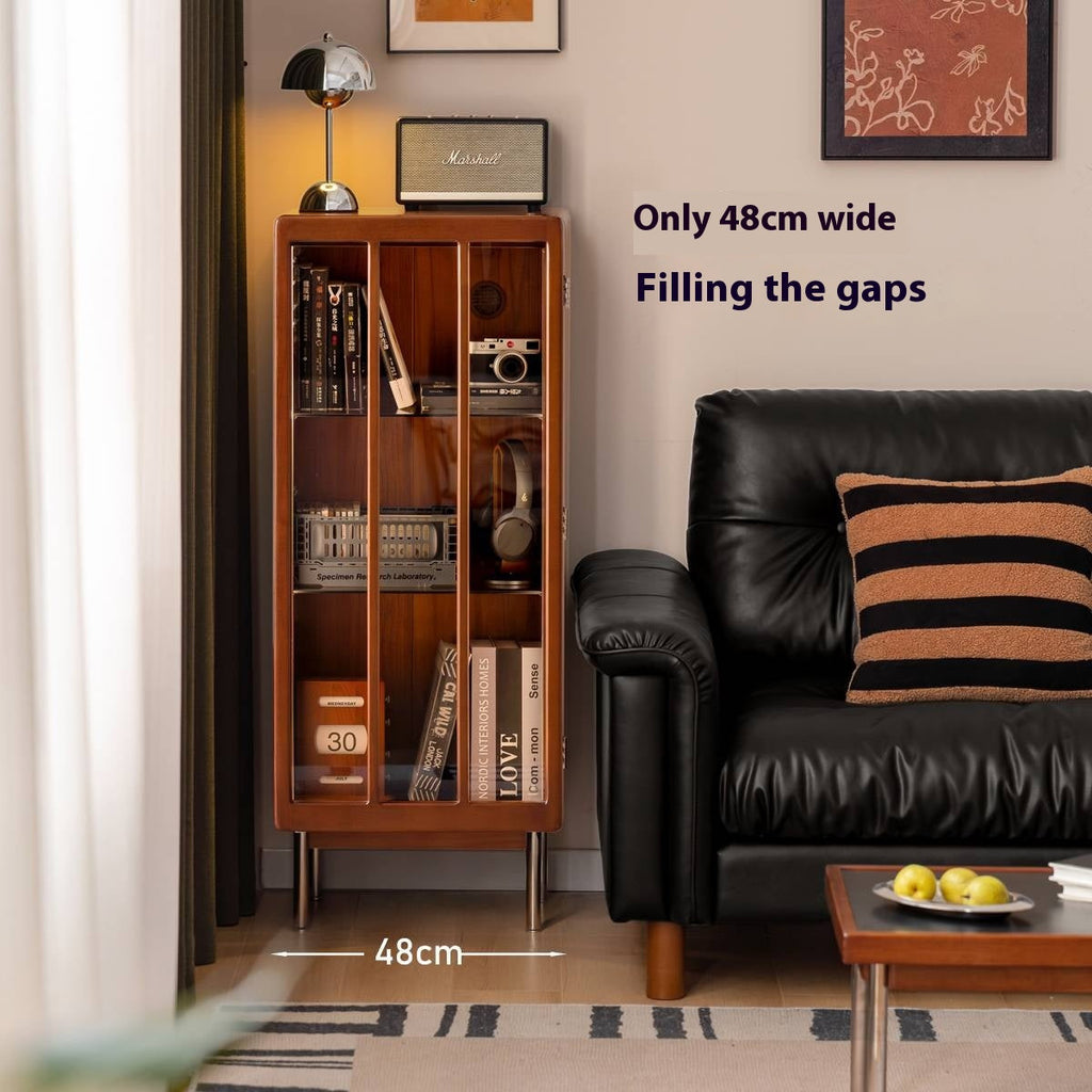 Poplar Solid Wood Bauhaus Style Side Cabinet