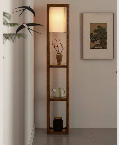 Oak Solid Wood Storage Rack