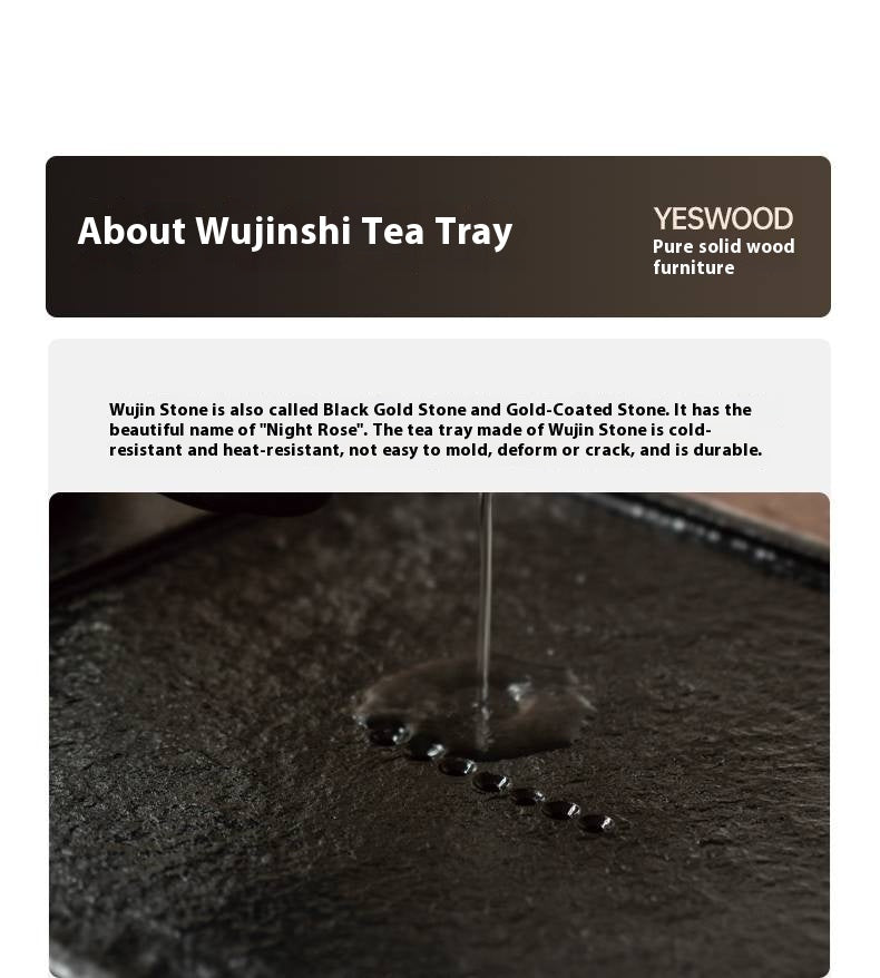 Oak, Black Walnut Solid Wood Telescopic Tea Table