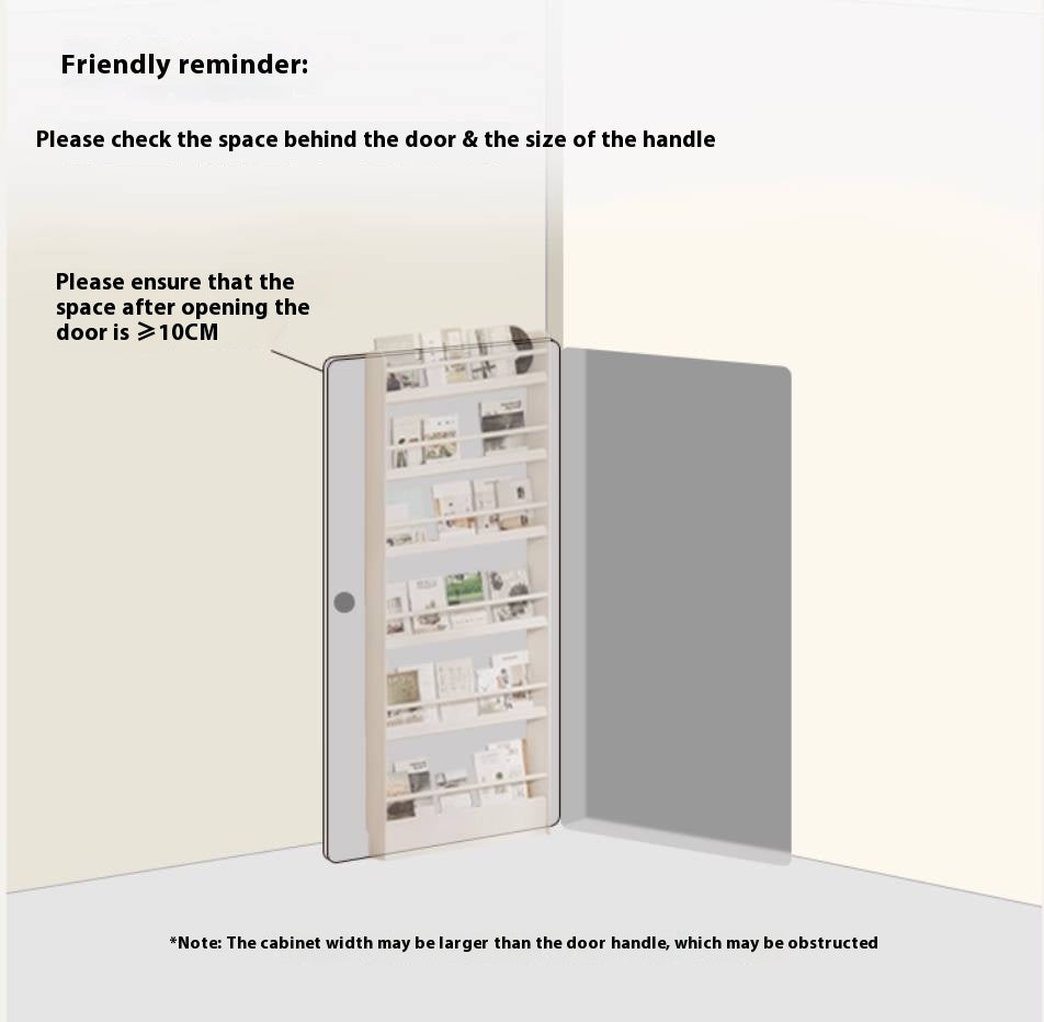 Rubberwood Solid Wood Cream Style Bookshelf
