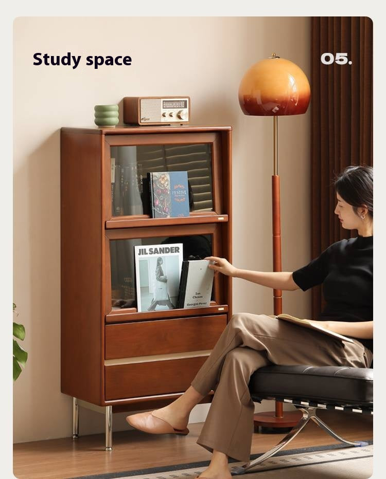 Poplar Solid Wood Ancient Style Side Cabinet