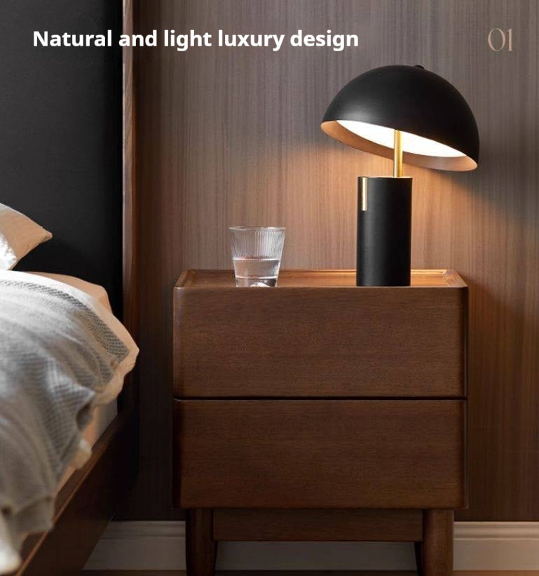 Sandalwood Solid Wood Modern Nightstand