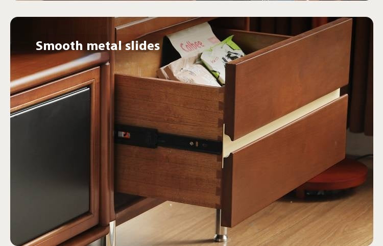 Poplar Solid Wood Ancient Style Side Cabinet